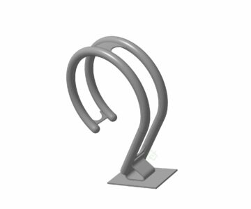 3D модель Дизайнерская велопарковка
