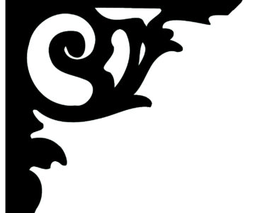 Чертеж Кронтшейн "Кованный завиток" для ЧПУ плазмореза