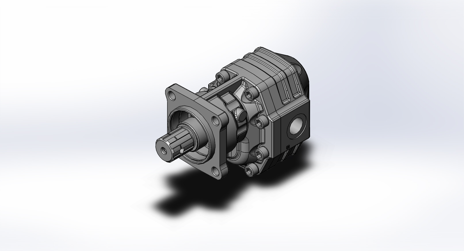 3D модель Гидронасос NPH-43