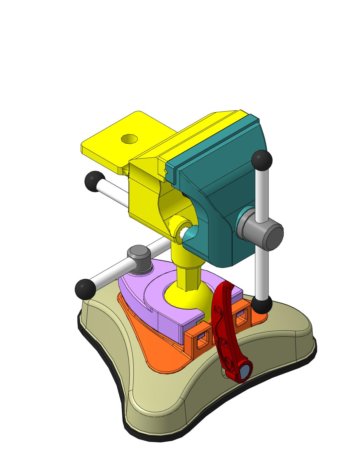 3D модель Модельные тиски