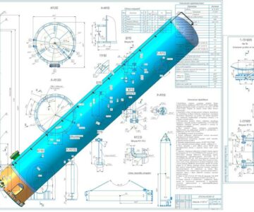 3D модель Емкость вертикальная V=125 м3