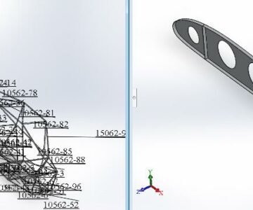 3D модель Доработка фюзеляж самолета РА-18 и изготовление сборной нервюры крыла с Д 16Т