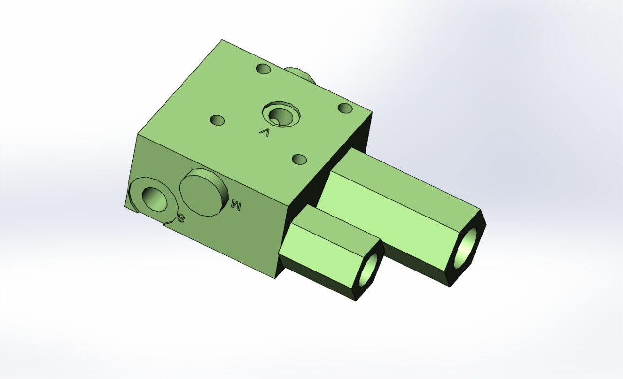 3D модель 3D модель гидрозамка LHT 33 P-15