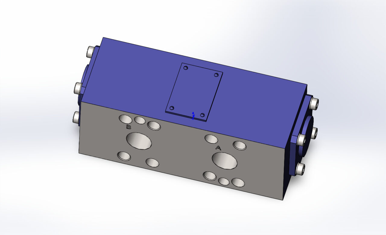 3D модель 3D модель клапана ГКП.0.25 PSM