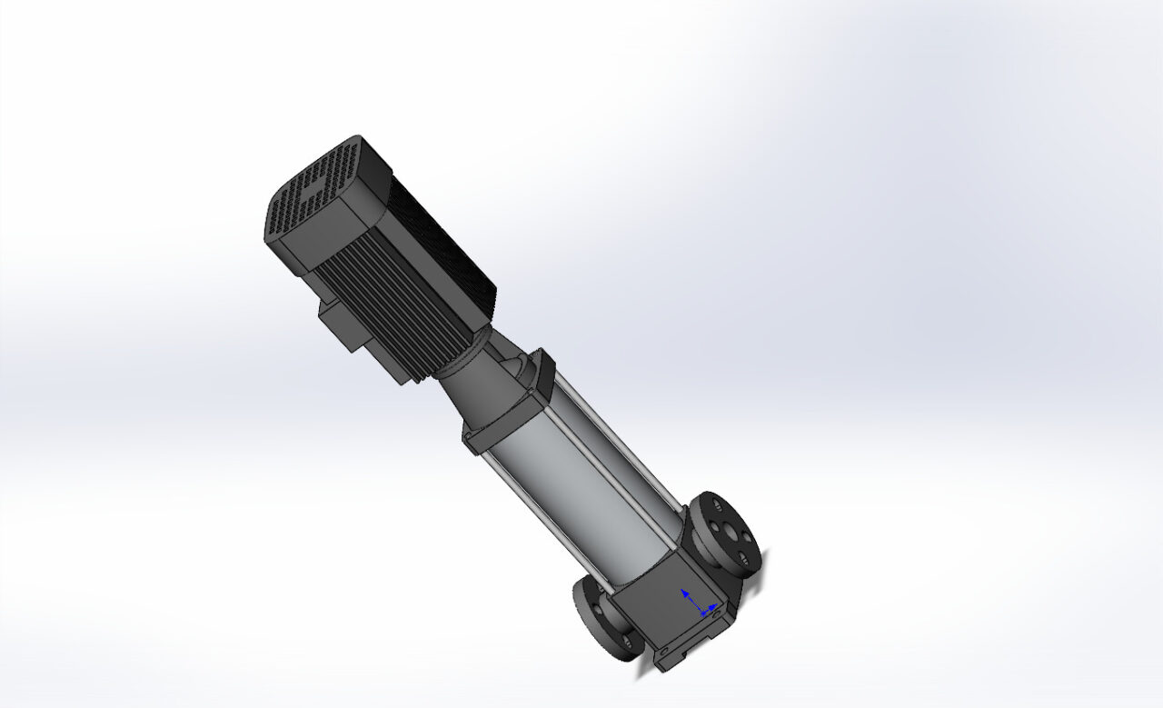 3D модель Насос Grundfos CR 5-11
