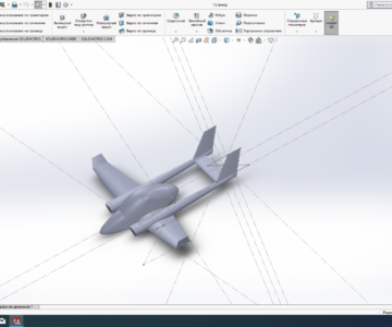 3D модель Самолет L-200 с различными хвостовыми оперениями