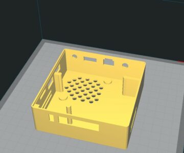 3D модель Кастомный корпус с возможностью охлаждения для ТВ приставки H96Max ( Печать на 3д принтере)