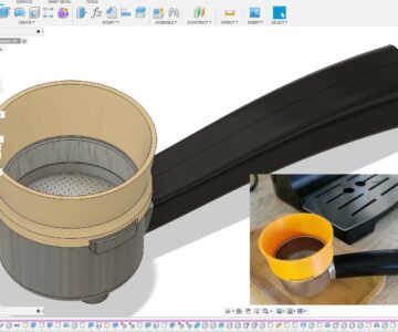 3D модель Рожок кофеварки Redmond RCM-1512