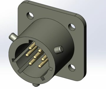 3D модель Вилка ОНЦ-БС-1-7-12-В1-1-В