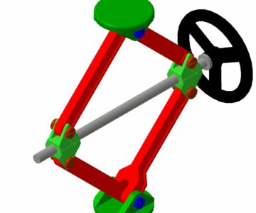 3D модель Домкрат (грузоподъёмность 2 тонны)