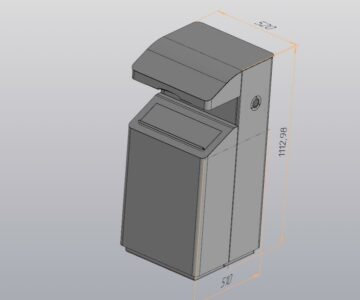 3D модель Урна многофункциональная
