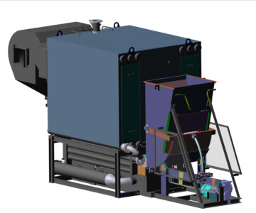 3D модель Водогрейный котел КВ