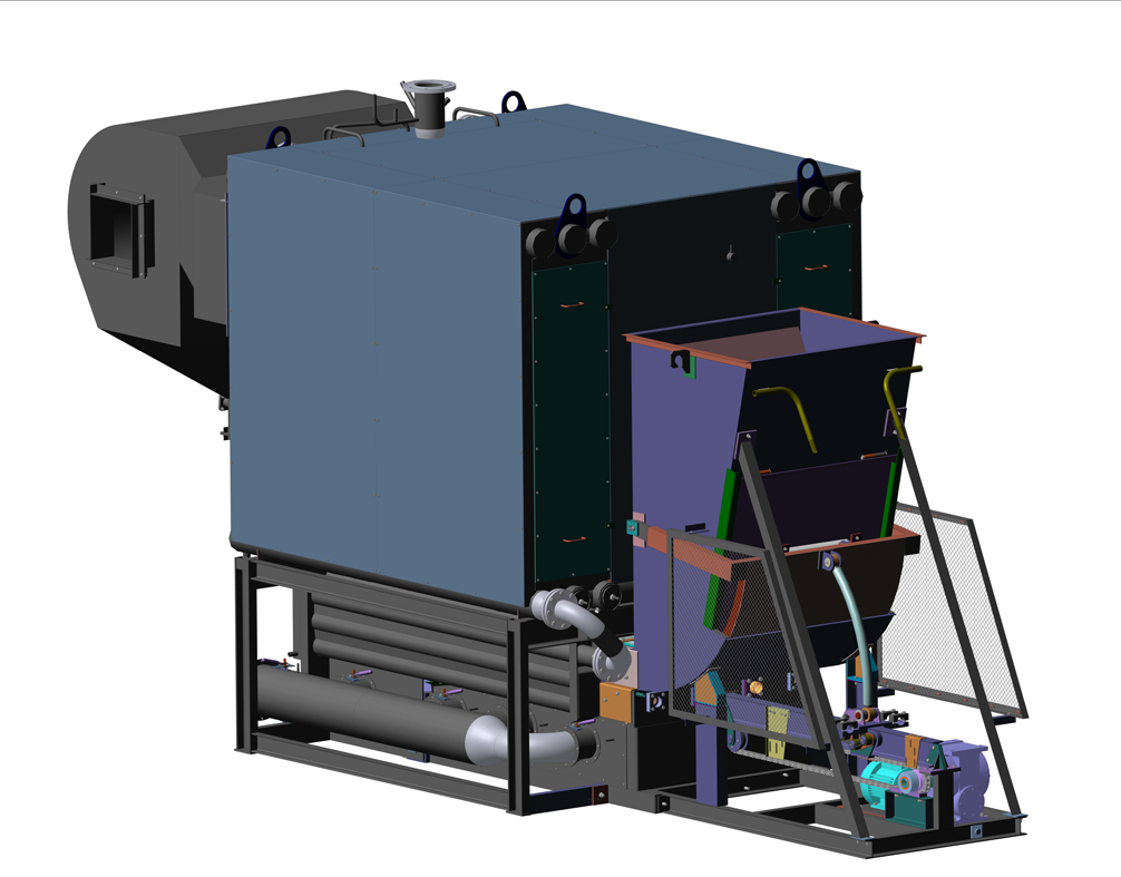 3D модель Водогрейный котел КВ