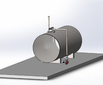3D модель Резервуар хранения ДТ