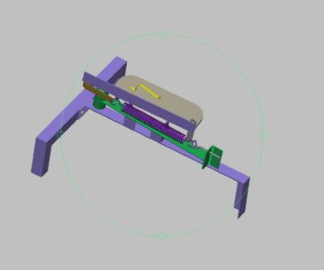 3D модель Машинка для метания тарелок (стендовая стрельба)