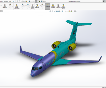3D модель Самолёт Bombardier CRJ100