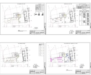 Чертеж Павильон  в ресторане "Кебаб Хаус"