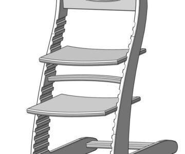 3D модель Стул из фанеры