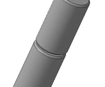 3D модель Петля гаражная ф - 38мм