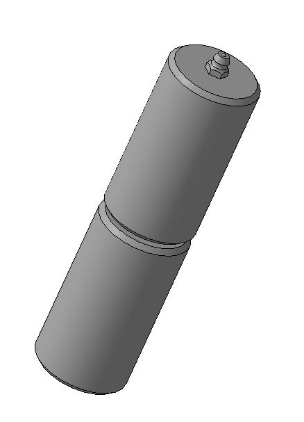 3D модель Петля гаражная ф - 38мм