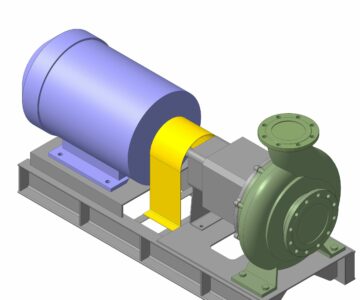 3D модель Насос Wilo MISO 150-400 75кВт