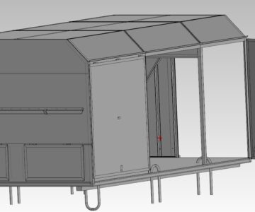 3D модель Модуль прицепа