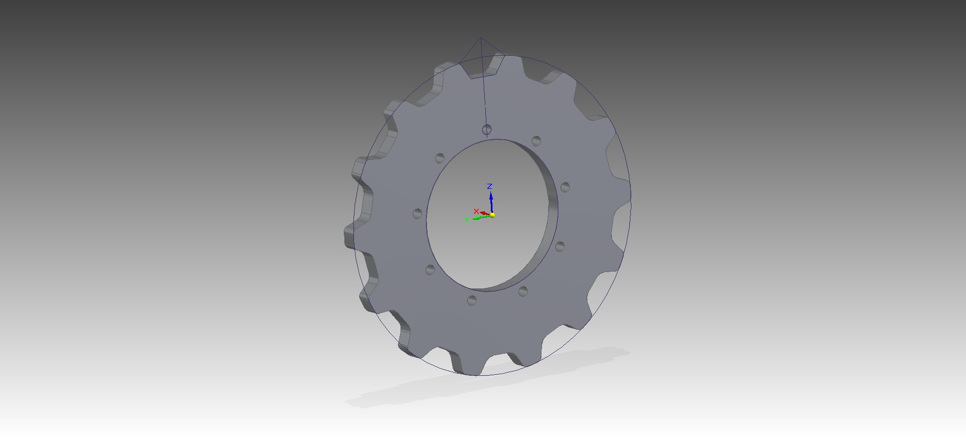 3D модель Звезда YANMAR YB151