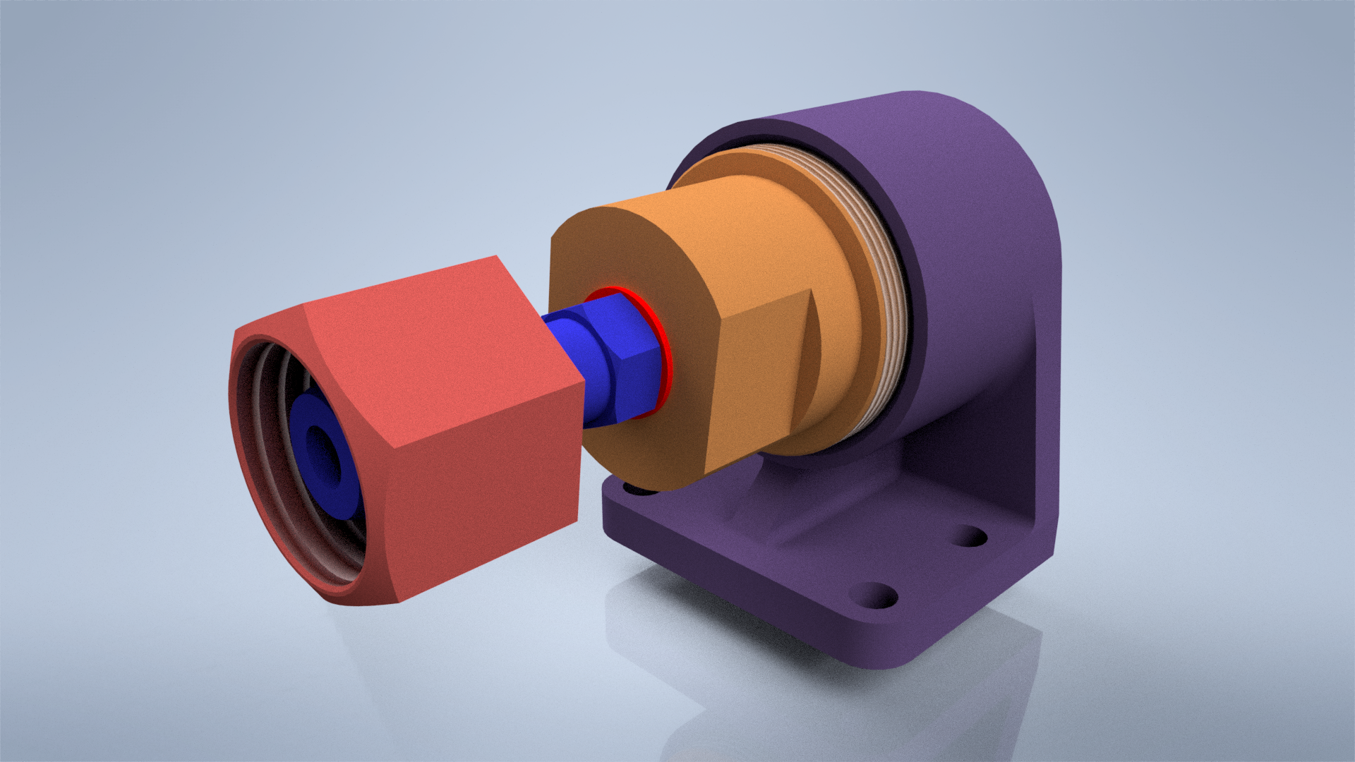 3D модель МЧ00.19.00.00 Клапан сетевой обратный
