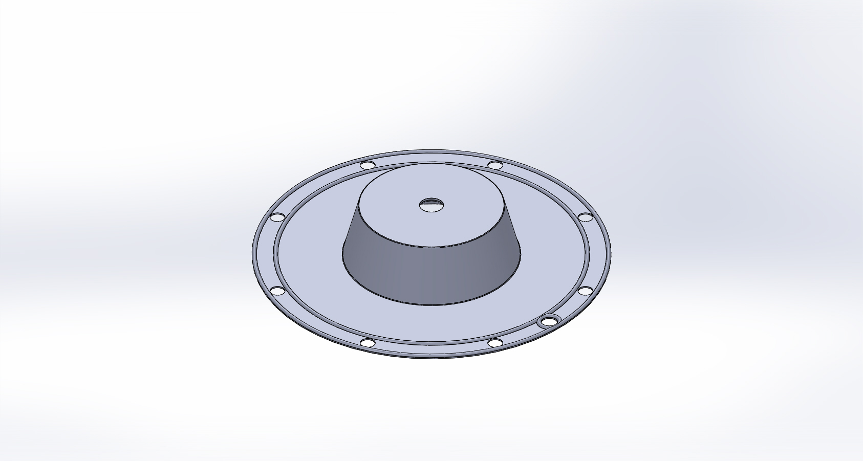 3D модель Пресс формы для мембраны