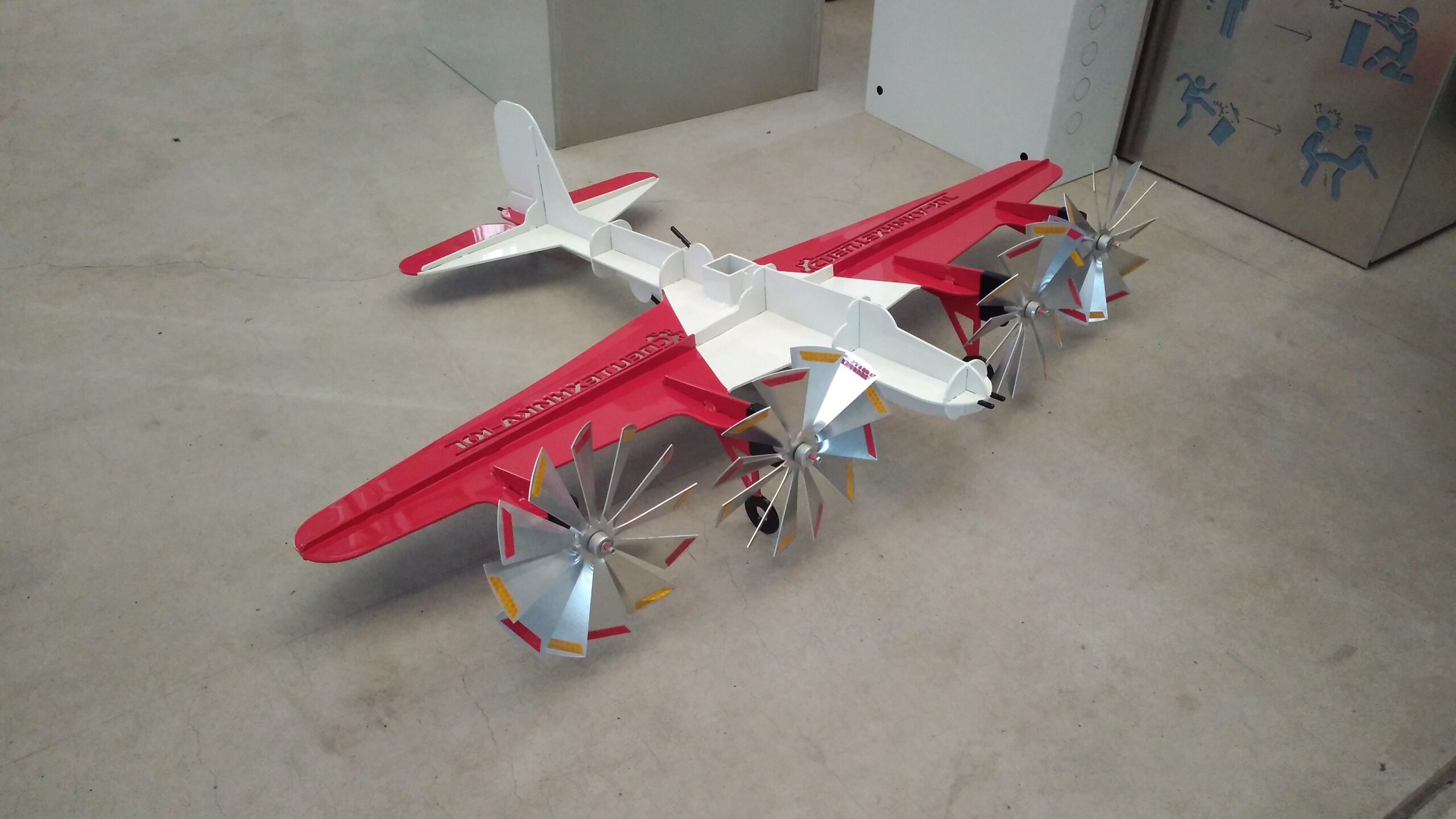 3D модель Флюгер самолет ПЕ-08