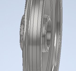 3D модель Колесо 957-190-1-А-1 ГОСТ10791-2011
