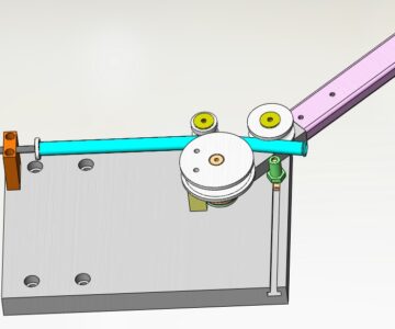3D модель Приспособление гибки трубы Ф16