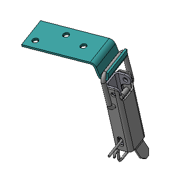 3D модель Замок 1-1 ГОСТ 16561-76 в step