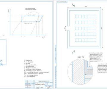 Чертеж Холодильная камера в г. Кореновск