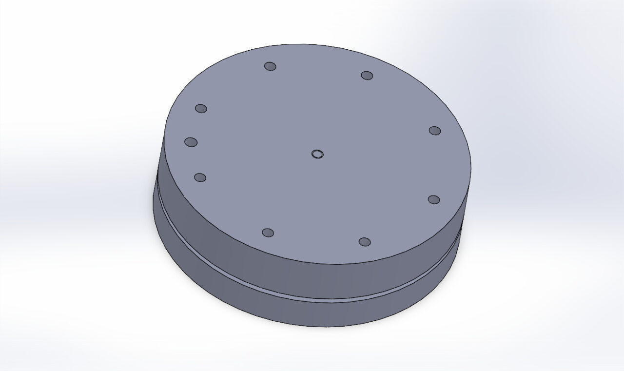 3D модель Пресс формы для мембраны
