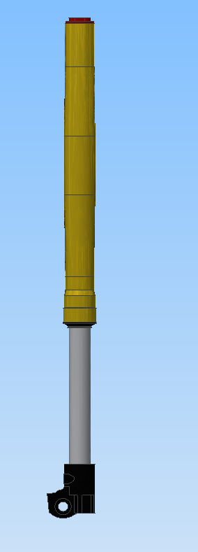 3D модель Перо питбайка TTR-125