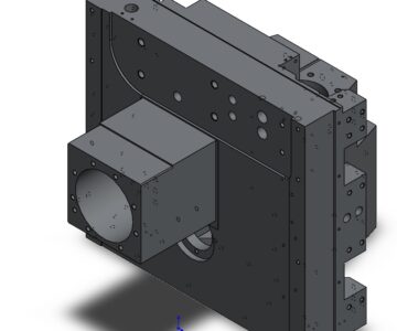 3D модель Корпусная деталь станка 2206ВМФ4