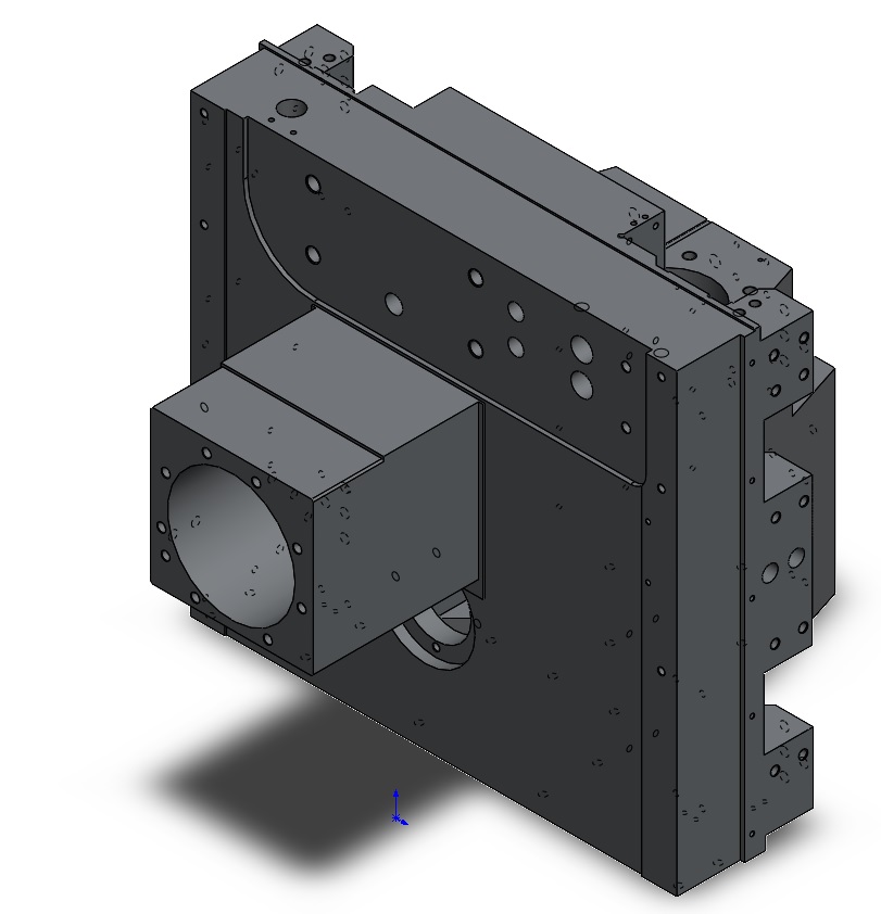 3D модель Корпусная деталь станка 2206ВМФ4