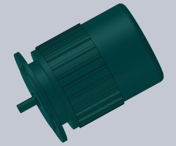 3D модель Электродвигатель АИР63В2