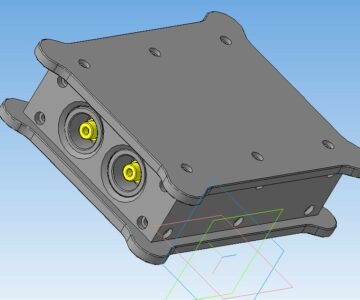 3D модель Корпус АЦП для микросхемы РСМ2705