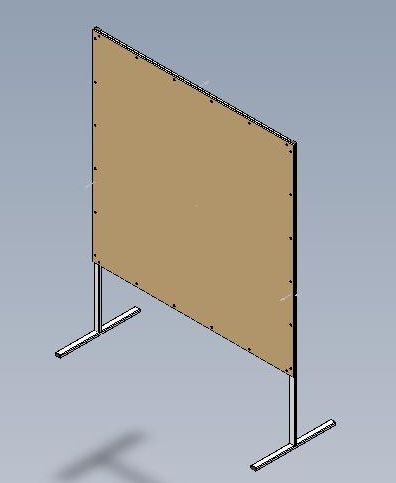 3D модель Ширма