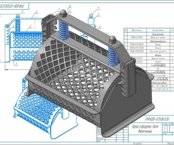 3D модель Форма для ветчины