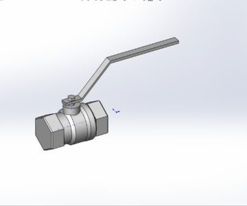 3D модель Кран шаровый Dn15-50