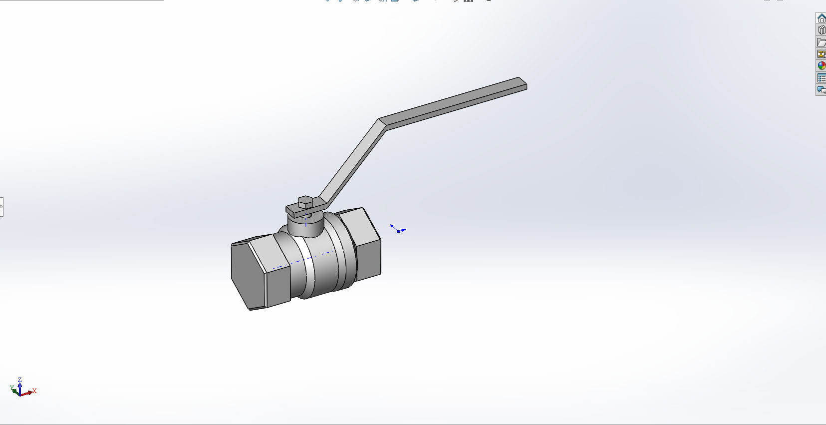 3D модель Кран шаровый Dn15-50