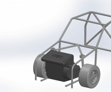 3D модель Силовой каркас VTEC в ВАЗ 1111 ОКА