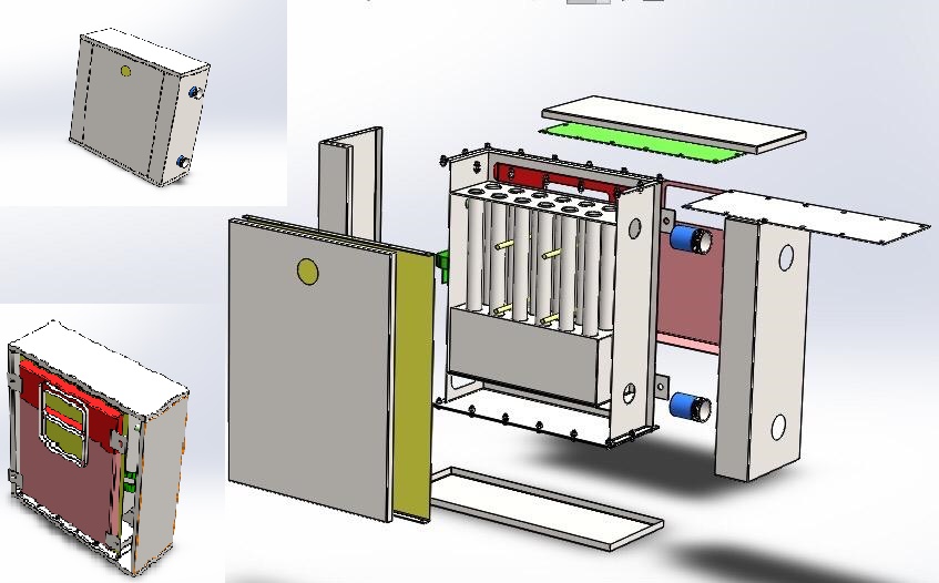 3D модель Котел парапетный газовый настенный