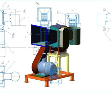 3D модель Измельчитель веток