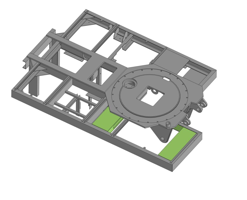 3D модель Платформа поваротная ЭО-3223