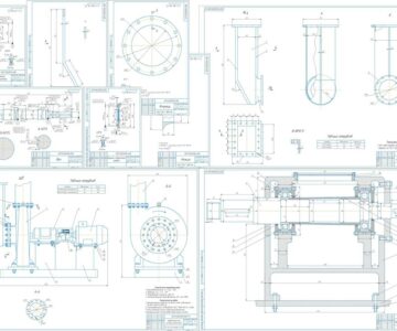 Чертеж Турбокомпрессор ТВ-100-1,12М1-01.У2