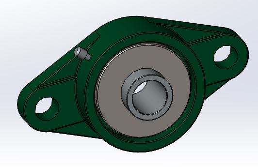 3D модель Подшипниковый узел UCFL-203